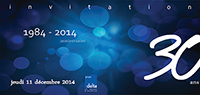 Invitation d'Invitation 30 ans groupe delta Carton d'Invitation 30 ans groupe delta